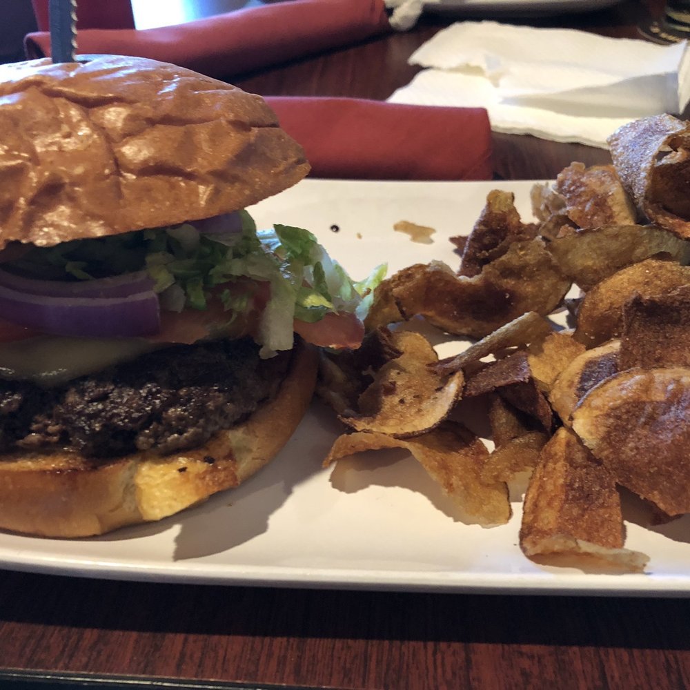 Kid Rip's - Cheeseburger with house chips - Pubs Near Me - Runnemede, New Jersey