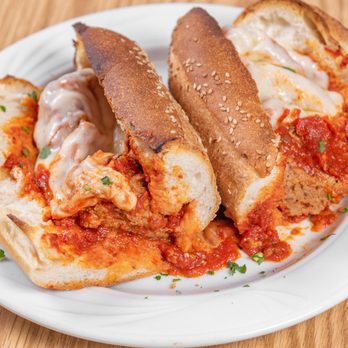 Plaza Pizza - Meatball Parmigiana Hero - Pizza Near Me - Staten Island, New York Plaza Pizza - Meatball Parmigiana Hero - Pizza Near Me - Staten Island, New York