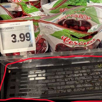 Amazon Fresh - Dirt inside refrigerator. - Grocery Near Me - Northridge, California