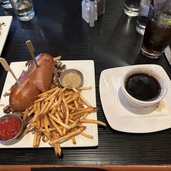 Steelhead Bar & Grille - Prime Rib Dip (Forgot the menu name) - New American Near Me - Spokane, Washington