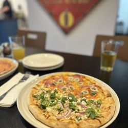 Pedal Car Pizza & Gelato - Half South American / half Swedish pizza... Perfect.