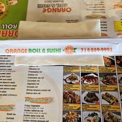 Orange Roll & Sushi - Menu with pics!