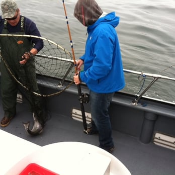 Blue Runner Sportfishing - His first fish ever. - Fishing Near Me - Sausalito, California