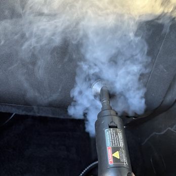 Tdaddy’s Detailing - Steam cleaning the seats for an Interior Detail - Auto Detailing Near Me Tdaddy’s Detailing - Steam cleaning the seats for an Interior Detail - Auto Detailing Near Me