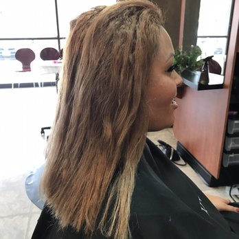 Shear Artistry Salon - Hair is fried before - Hair Salons Near Me - Diamond Bar, California
