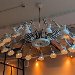 The Seafood Bar - Interesting light fixture