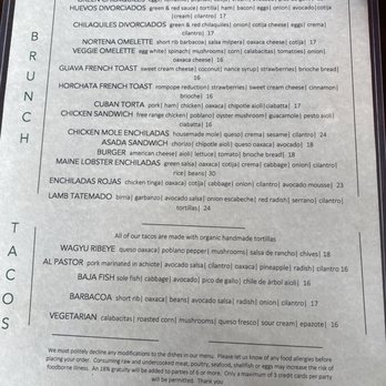 Anepalco Mexican Restaurant-Main - Menu - Coffee & Tea Near Me - Orange, California