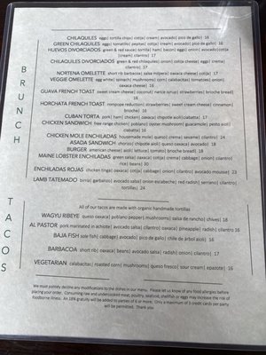 Menu photo 7 Anepalco Mexican Restaurant-Main Orange, CA
