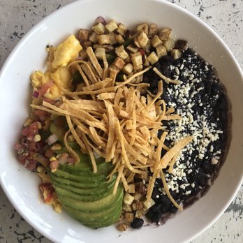 Dish Society - Birds eye of the Southwest Scramble - New American Near Me - Houston, Texas