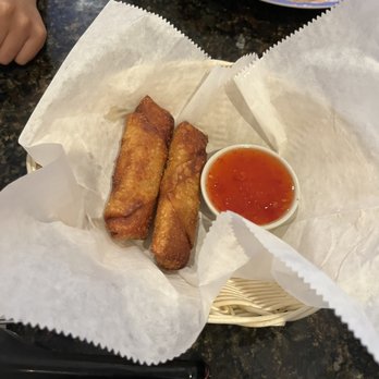 Basil Thai - A5. 4 Piece Pork Egg Roll - Thai Near Me - Austin, Texas Basil Thai - A5. 4 Piece Pork Egg Roll - Thai Near Me - Austin, Texas