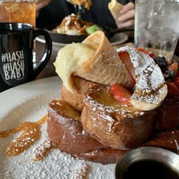 Banana Split Brioche French Toast