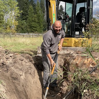 Wild West Plumbing, Heating & Cooling - Phil bringing the energy to a sewer line repair in Kalispell! Hard work, big smiles, and expert service from Wild West Plumbing, Heating and - Plumbing Near Me - Kalispell, Montana Wild West Plumbing, Heating & Cooling - Phil bringing the energy to a sewer line repair in Kalispell! Hard work, big smiles, and expert service from Wild West Plumbing, Heating and - Plumbing Near Me - Kalispell, Montana