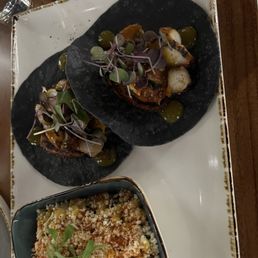 Octopus tacos..perfect flavor ! the taste bursts in your mouth! Octopus tacos..perfect flavor ! the taste bursts in your mouth!