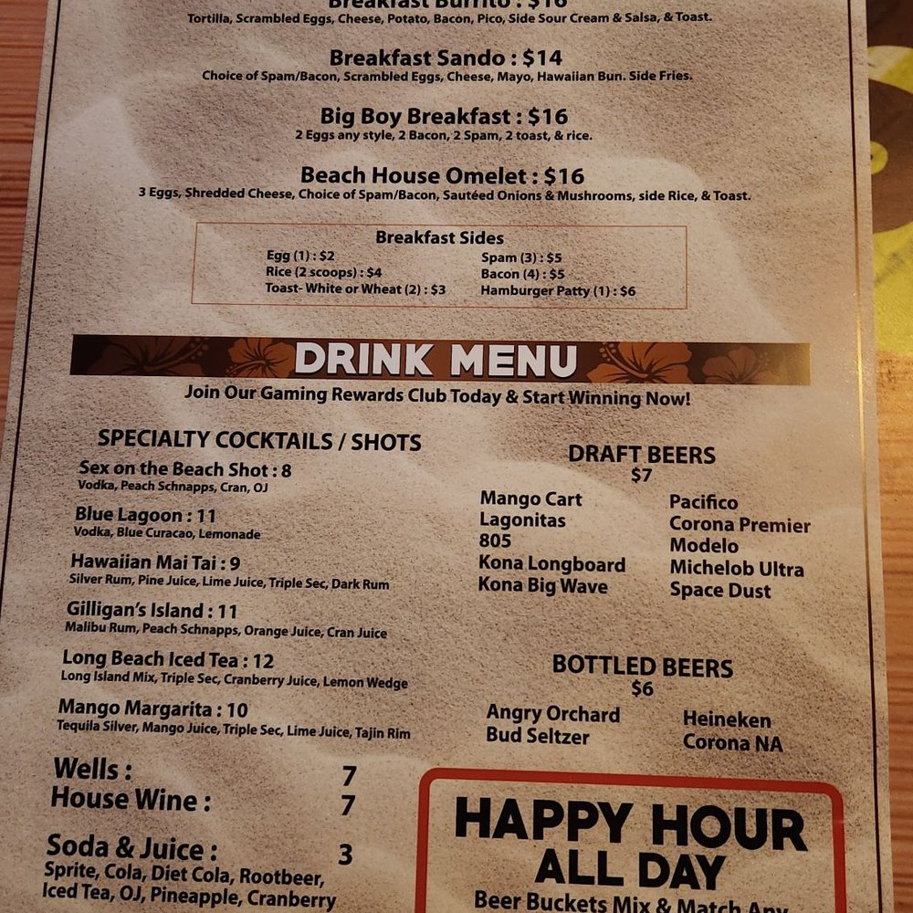 The Beach House - No more Happy Hour food! - Sports Bars Near Me - Henderson, Nevada The Beach House - No more Happy Hour food! - Sports Bars Near Me - Henderson, Nevada
