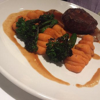 Santacafé - Filet w/ sweet potato & charred broccolini - Cafes Near Me - Santa Fe, New Mexico Santacafé - Filet w/ sweet potato & charred broccolini - Cafes Near Me - Santa Fe, New Mexico