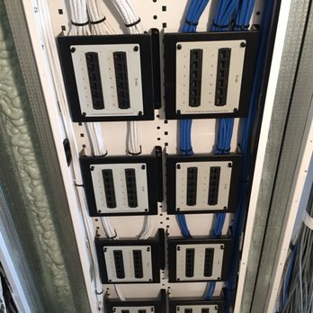 Martin SoundWorks - All network wiring landed in patch panel modules to keep things organized for the long run! - Home Theatre Installation Near Me - Auburn, Washington Martin SoundWorks - All network wiring landed in patch panel modules to keep things organized for the long run! - Home Theatre Installation Near Me - Auburn, Washington