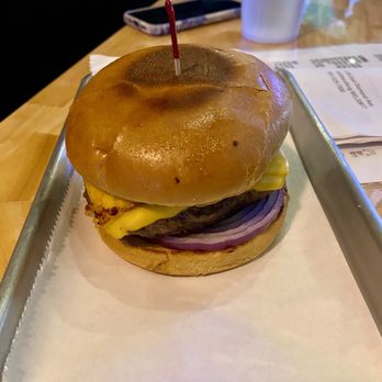 OTC Bar & Grille - Just a plain ol' cheeseburger - pretty much naked except the cheese and some raw onions. And you know what? EXCELLLLENT! - Cafes Near Me - Gaithersburg, Maryland OTC Bar & Grille - Just a plain ol' cheeseburger - pretty much naked except the cheese and some raw onions. And you know what? EXCELLLLENT! - Cafes Near Me - Gaithersburg, Maryland
