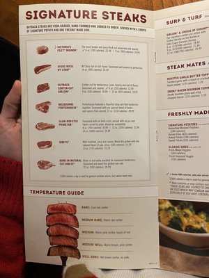 Menu photo 3 Outback Steakhouse Sebring, FL Menu photo 3 Outback Steakhouse Sebring, FL