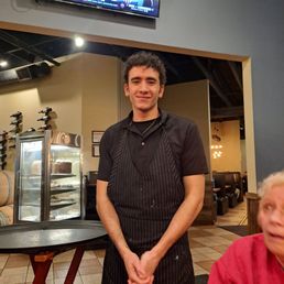 Abraham our waiter took great care of us.