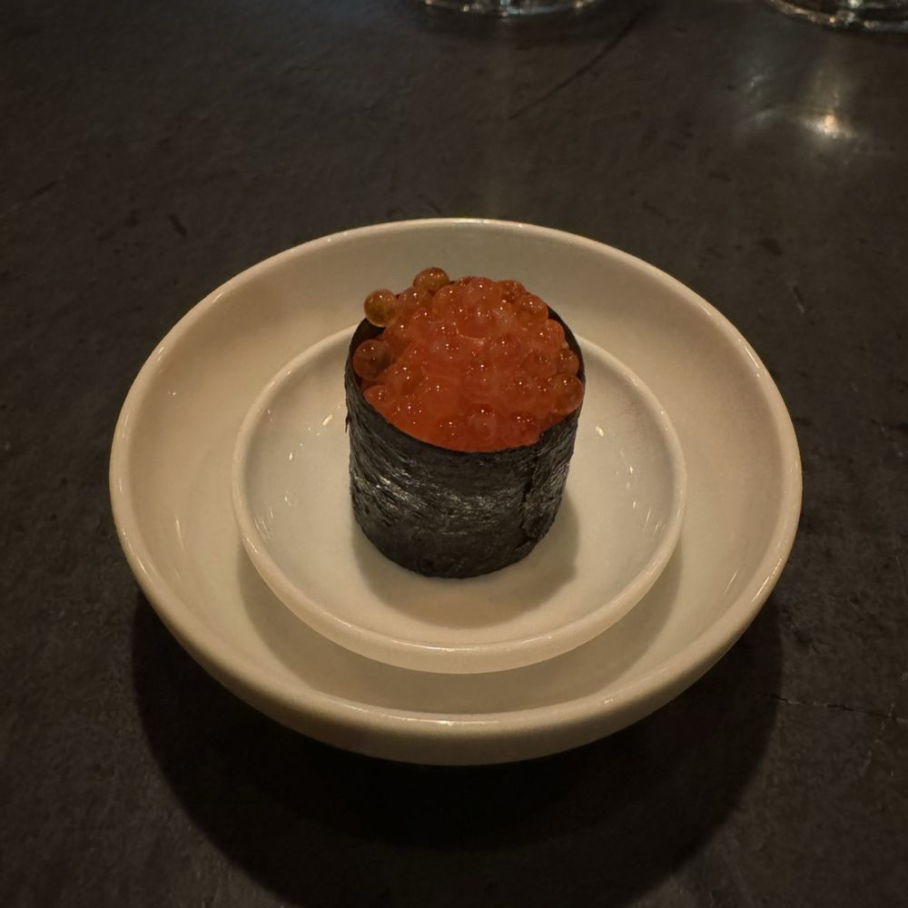 Atera - Trout roe with foie gras - New American Near Me - New York, New York Atera - Trout roe with foie gras - New American Near Me - New York, New York