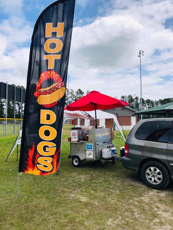 King of the South Hot Dogs Logo