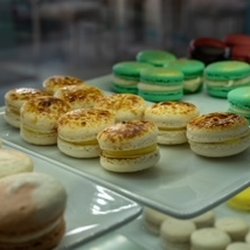 Criss Cross Macarons - Cinnamon Roll, Creme Brulee, Chai Macarons