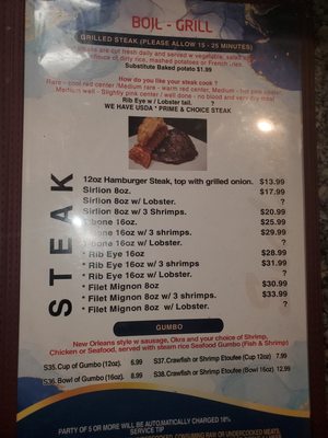 Menu photo 8 Sealand Seafood Steak and Pho Hempstead, TX