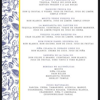 El Norte - Menu - Cocktail Bars Near Me - Rodriguez, Puerto Rico