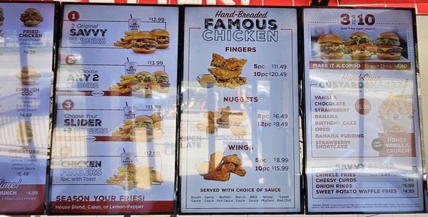 Menu photo 1 Savvy Sliders Plymouth, MI
