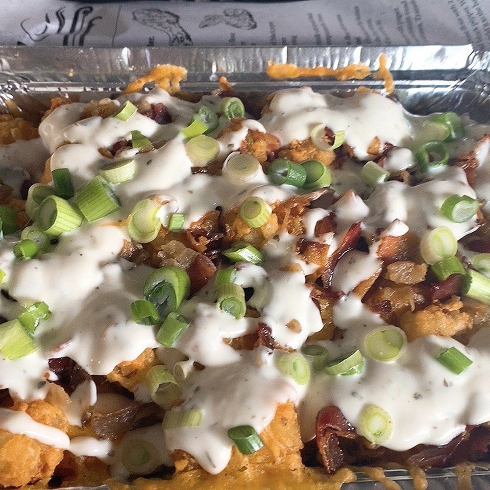 Local Hops - Loaded bacon tots - Burgers Near Me - Forest Hills, New York Local Hops - Loaded bacon tots - Burgers Near Me - Forest Hills, New York