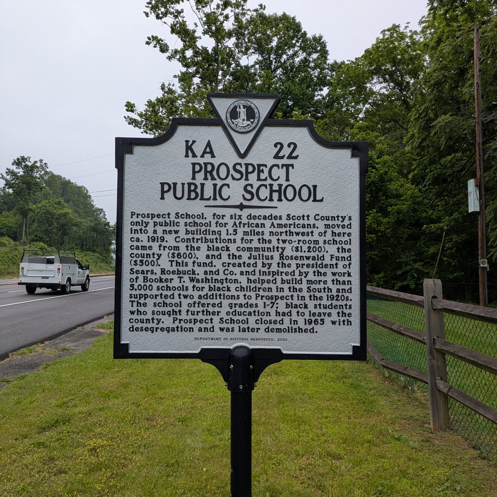 Prospect Public School - Prospect Public School Historical Marker, Gate City - Landmarks & Historical Buildings Near Me - Gate City, Virginia Prospect Public School - Prospect Public School Historical Marker, Gate City - Landmarks & Historical Buildings Near Me - Gate City, Virginia