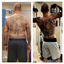 Action Jackson Fitness - 11 month before and after