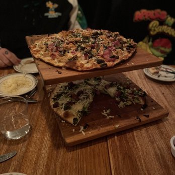 Grampa's Pizzeria - Brassacre and the gomba with extra bacon - Pizza Near Me - Madison, Wisconsin