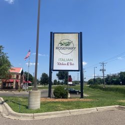 Rosemary Italian Kitchen - Sign outside!