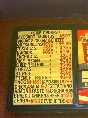 Menu photo 6 Picante Pasadena, CA