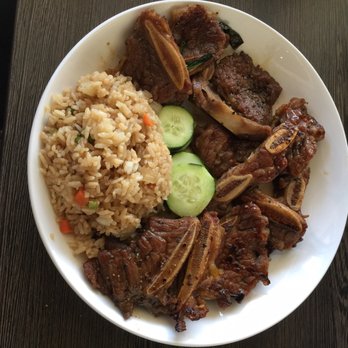 Happy Eats - Korean Spare Ribs w/ Fried Rice .... a lil on the salty and chewy side. - Asian Fusion Near Me - Hanford, California Happy Eats - Korean Spare Ribs w/ Fried Rice .... a lil on the salty and chewy side. - Asian Fusion Near Me - Hanford, California