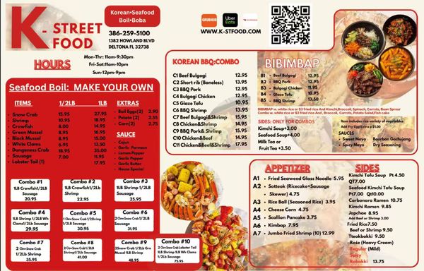 Menu photo 2 K-St Food Deltona, FL Menu photo 2 K-St Food Deltona, FL