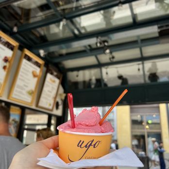 Ugo - Raspberry! - Gelato Near Me - Santa Monica, California Ugo - Raspberry! - Gelato Near Me - Santa Monica, California