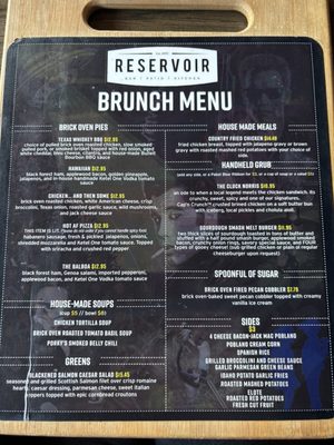 Menu photo 1 Reservoir Fort Worth, TX