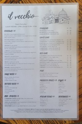 Menu photo 7 il vecchio Pacific Grove, CA Menu photo 7 il vecchio Pacific Grove, CA