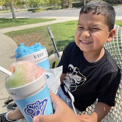 Rosie's Sno Biz - Strawberry, lime & passion fruit | Blue Raspberry never disappointed w. trying new flavors !