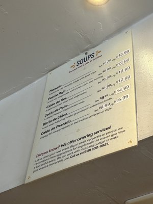 Menu photo 2 Super Cocina San Diego, CA