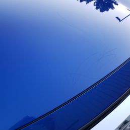 Scratched my car all over Scratched my car all over