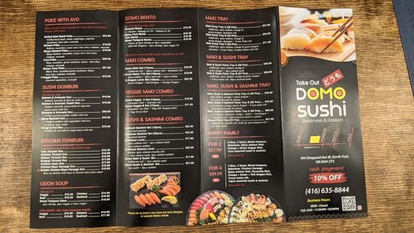 Menu photo 5 Domo Sushi North York, ON Menu photo 5 Domo Sushi North York, ON