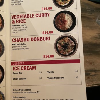 Ohyama Ramen - Rice bowl and dessert options (menu part 3) - Ramen Near Me - Whistler, British Columbia Ohyama Ramen - Rice bowl and dessert options (menu part 3) - Ramen Near Me - Whistler, British Columbia