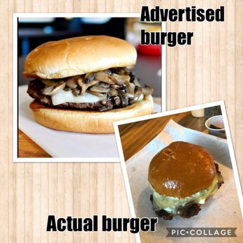 JC's Burger Bar - Mushroom Swiss Burger. One of these two is not like the other... - Bars Near Me - Mesquite, Texas