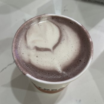 Artbean Coffee - Ube latte - Art Galleries Near Me - New York, New York Artbean Coffee - Ube latte - Art Galleries Near Me - New York, New York