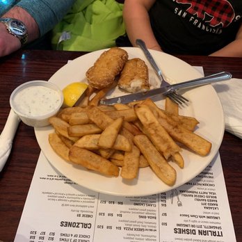 Spartan Restaurant And Bar - Kids fish and chips- a delicious bargain at $8 - Pizza Near Me - Waterbury, Connecticut Spartan Restaurant And Bar - Kids fish and chips- a delicious bargain at $8 - Pizza Near Me - Waterbury, Connecticut