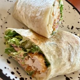 Chicken wrap - very good!! Chicken wrap - very good!!