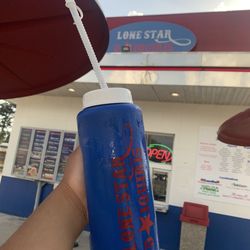 32 oz Souvenir Cup of the Houston Sunset (Peach, Octane, Strawberry)
